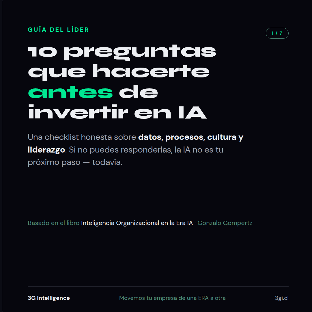 10 preguntas antes de implementar IA