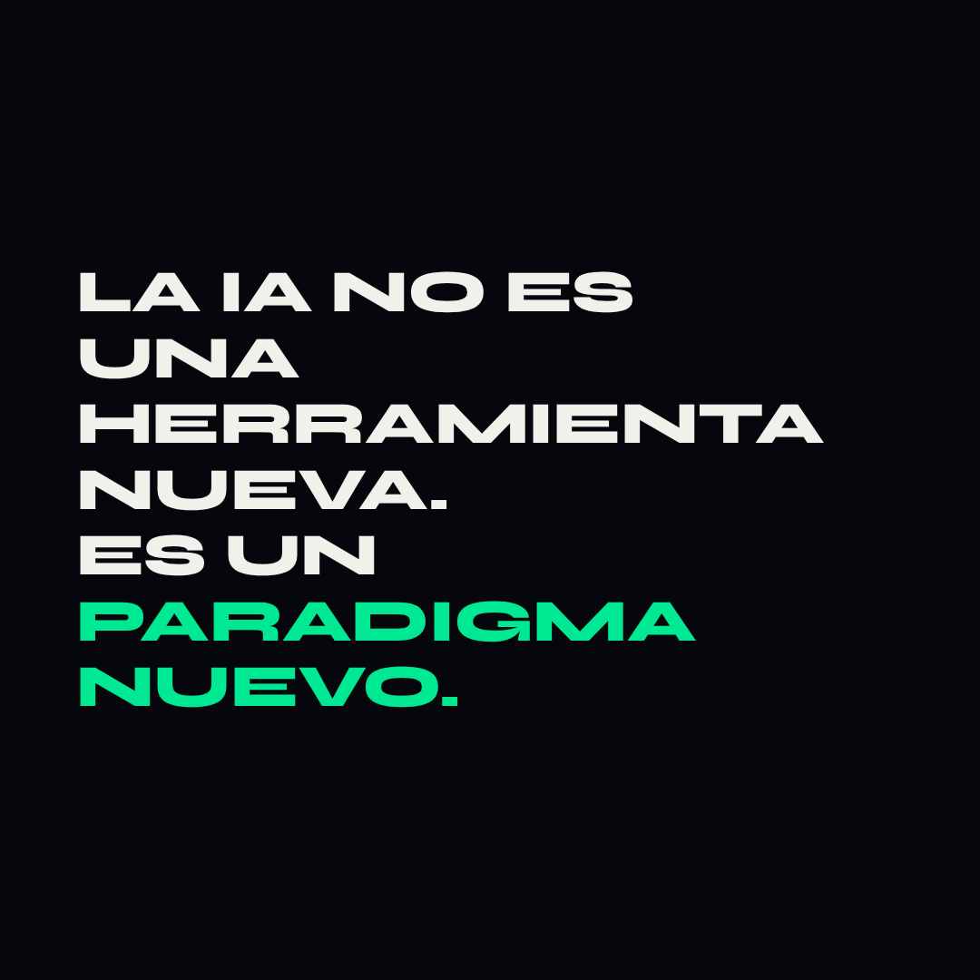El cambio de paradigma