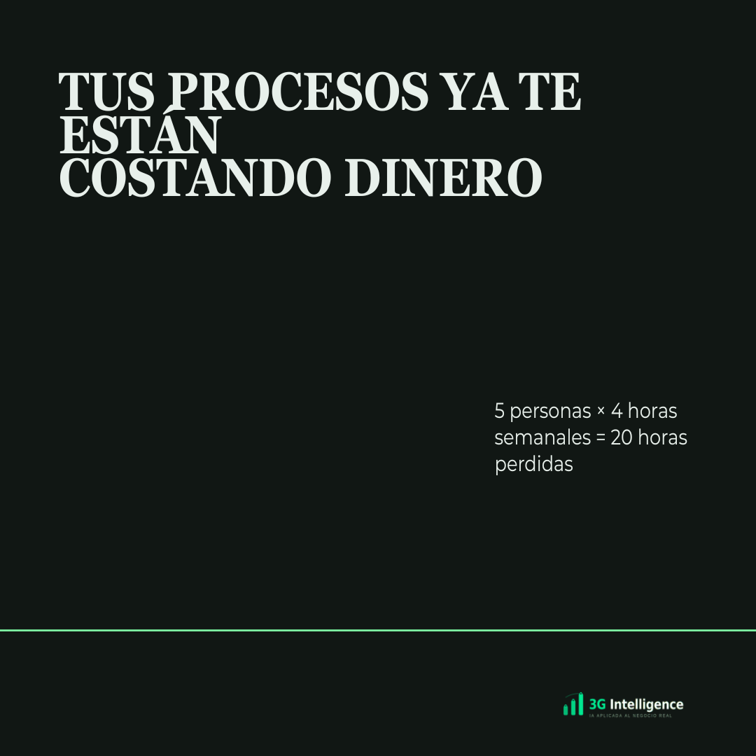 Tus procesos ya te están costando dinero — el costo invisible