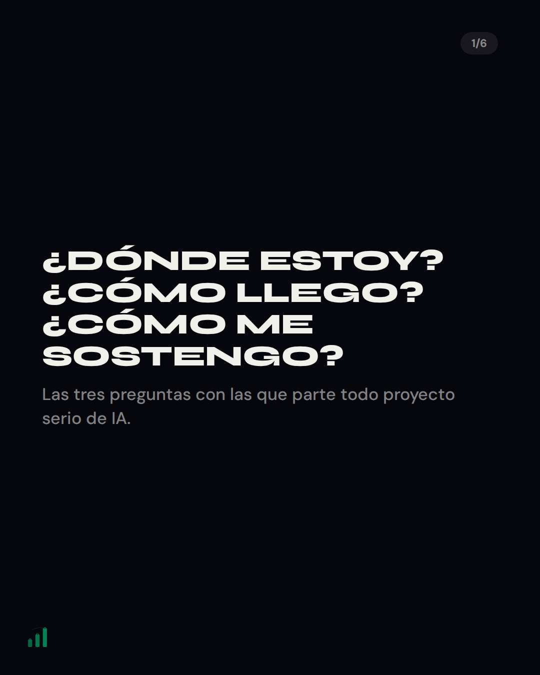 Tres preguntas de todo proyecto de IA